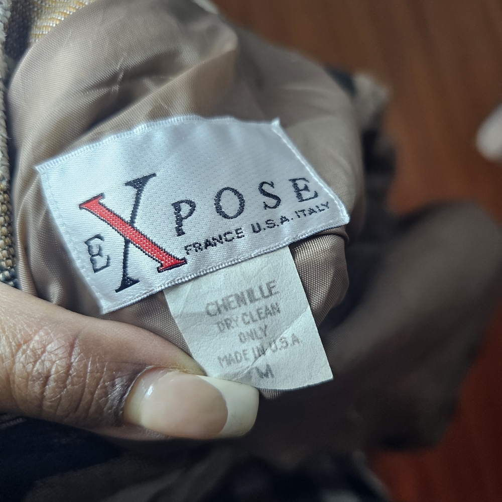 Exposure VTG Women's Abstract Patterned Jacket Size M - Picture 5 of 8